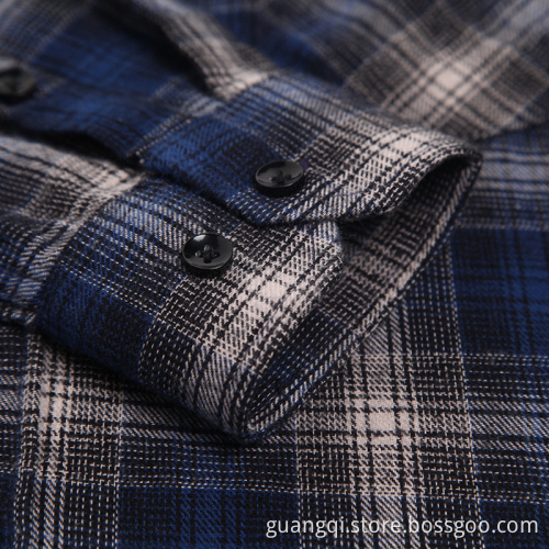 Men's flannel long sleeve shirt